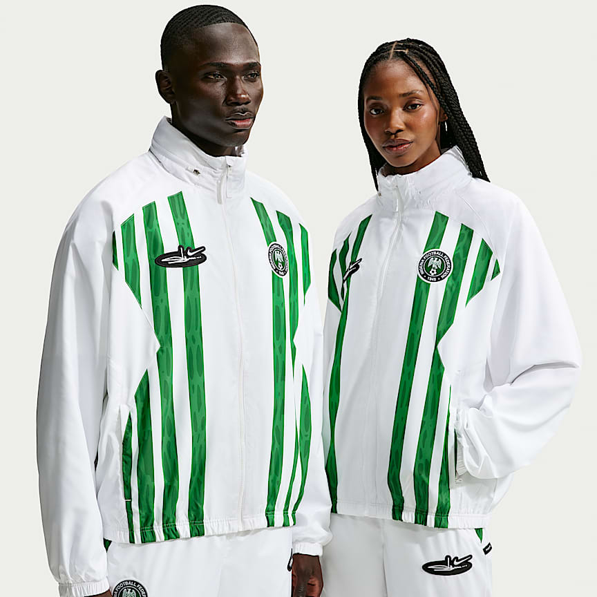 NIKE Nigeria アンセムジャケット　S Nigeria Men's Nike Dri-FIT Soccer Anthem Jacket. Nike.com